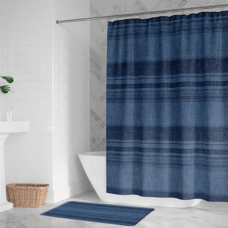 Rideau de douche Big Sky, Denim