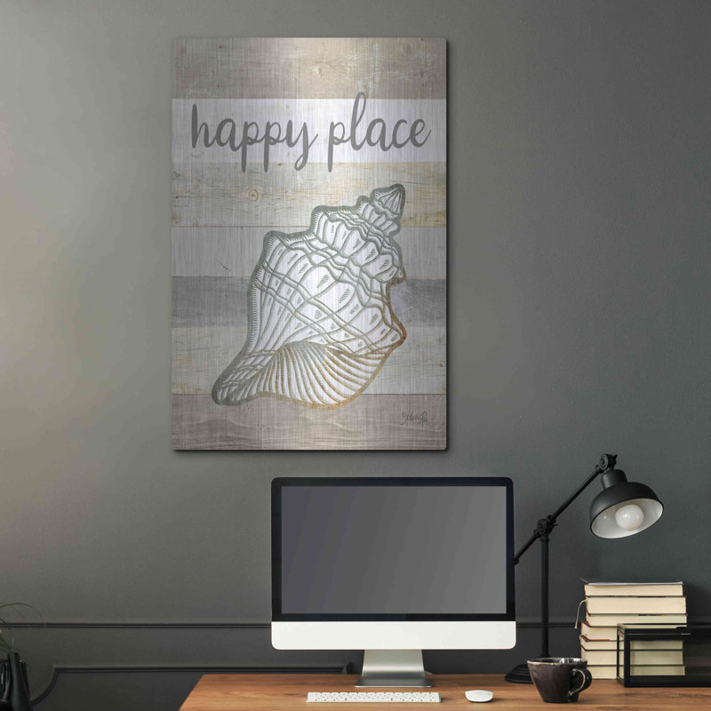 «Happy Place Shell» par Marla Rae, H 36 po x l 24 po