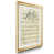 Papier encadré doré sélectionné