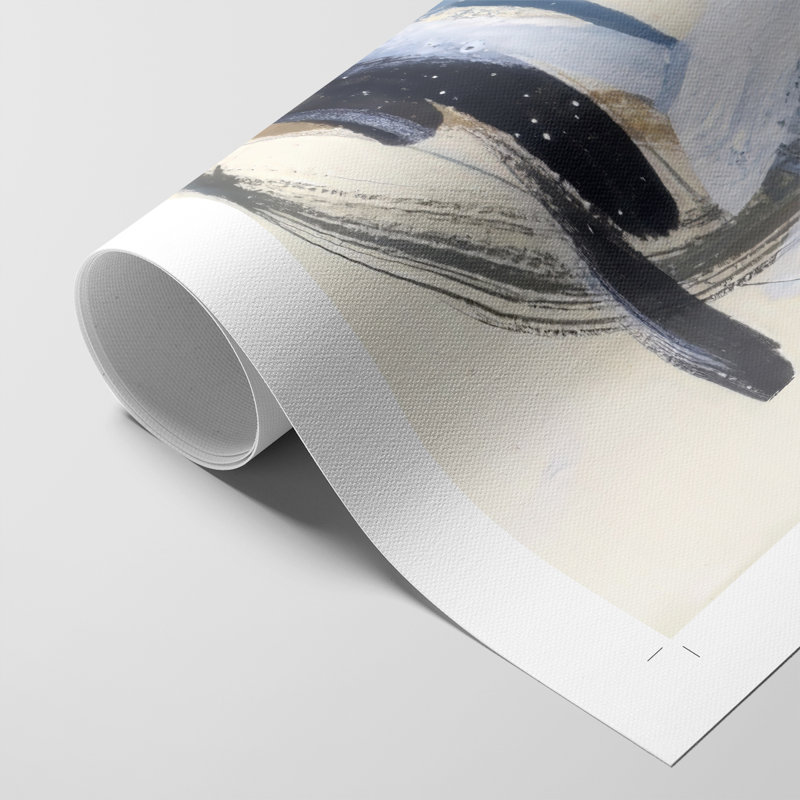 Base lunaire I - Impression sur toile seulement - NON-CADRE, H 12 po x l 8 po