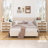 26.4'' W 3-Drawer Boho-Style Nightstand with Charging Station-1235728104