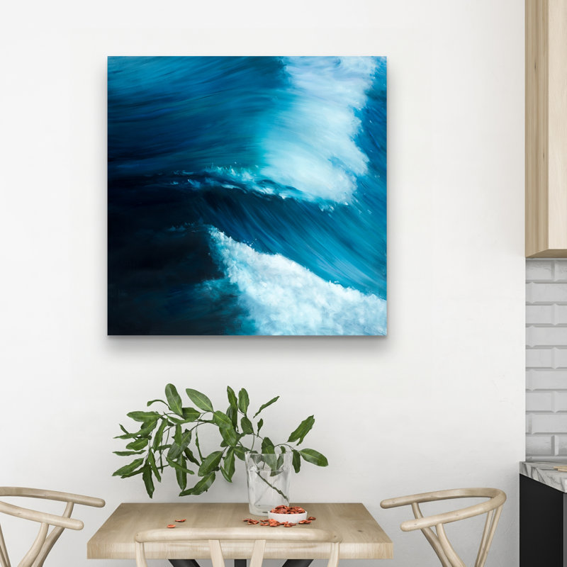 Unleashed sea - 32"x32" art on canvas