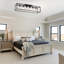 6 - Light 97cm Farmhouse Metal Dimmable Flush Mount