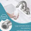 Robinet de salle de bain moderne en nickel brossé 4 po Modern