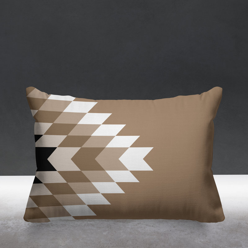 Coussin décoratif intérieur / extérieur Bimisi Southwestern, Beige