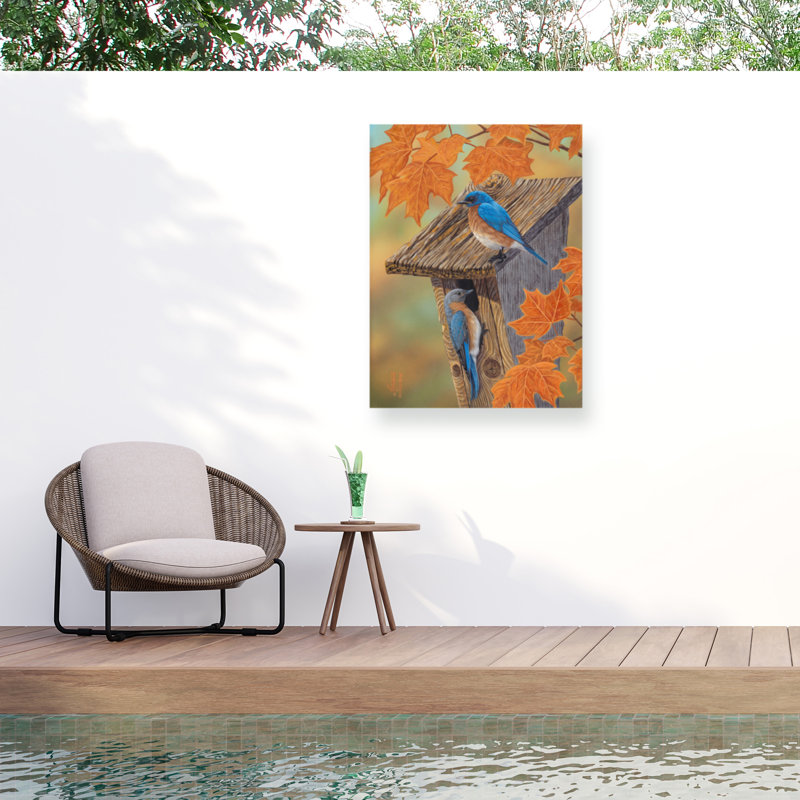 Toile d'extérieur Jeff Hoff Sugar Maple Blues, H 14 po x l 19 po