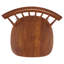 Rubberwood Solid Wood Bar Stool with Solid Wood Frame-444558145-444558147