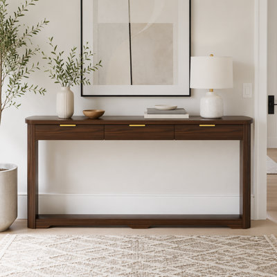 70.1" Wavy-Patterned Storage  Console Table,Sofa Table