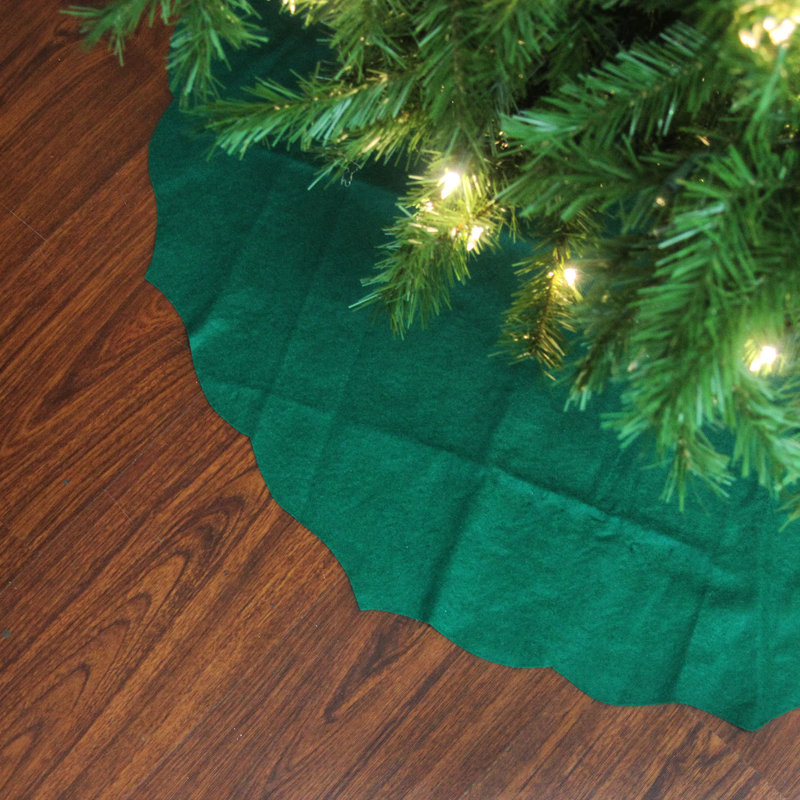 Jupe d'arbre de Noël pin, l 38 po