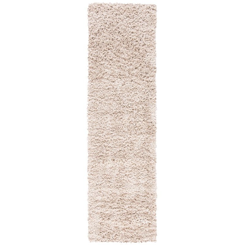August Shag Performance Solid Color Rug, Runner 2' x 9'