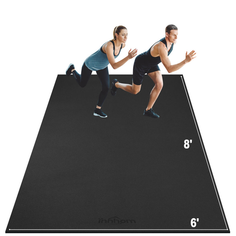 Grand tapis d'exercice Innhom Workout, Noir, L 72 po x L 96 po