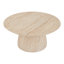 Fluted Modern Wabi Sabi Round Cocktail Table-138200582
