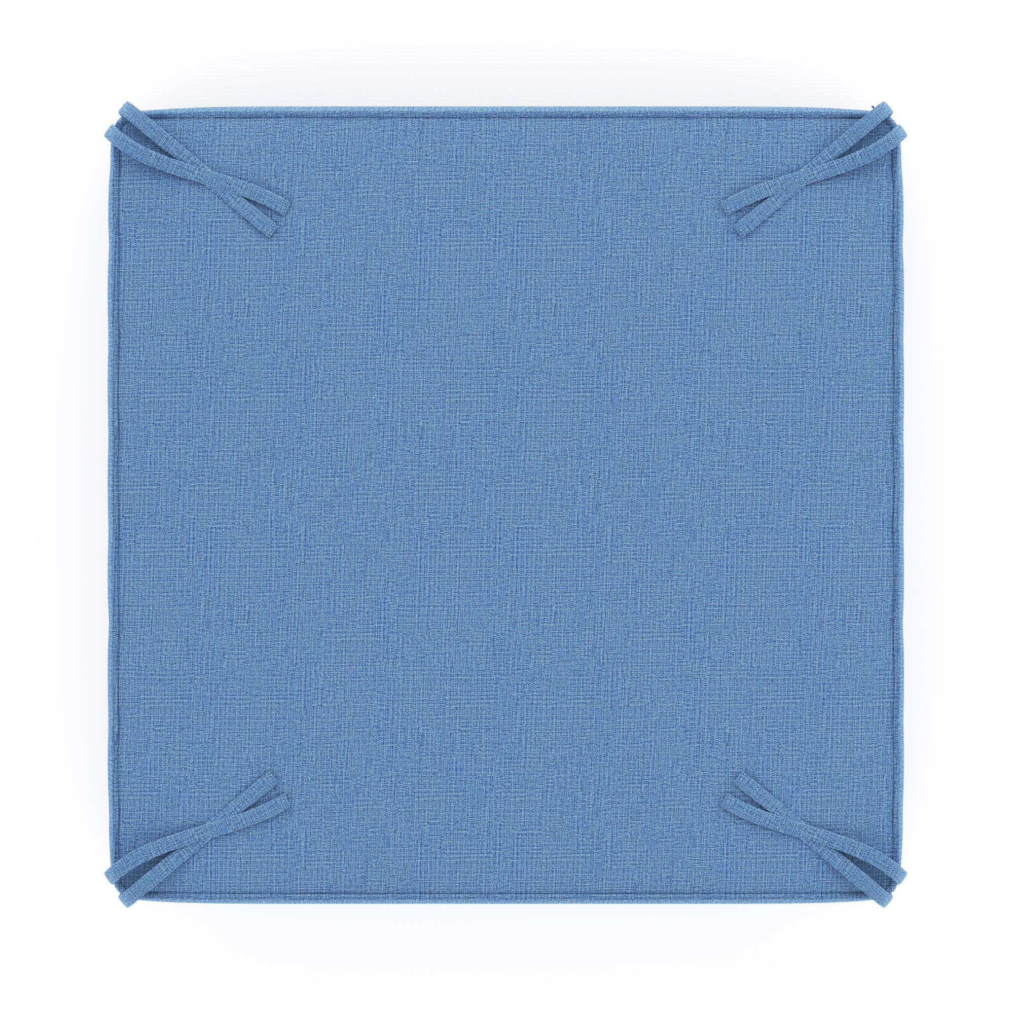 Sunbrella Outdoor Ottoman Cushion, Cast Ocean Sunbrella® Plainweave