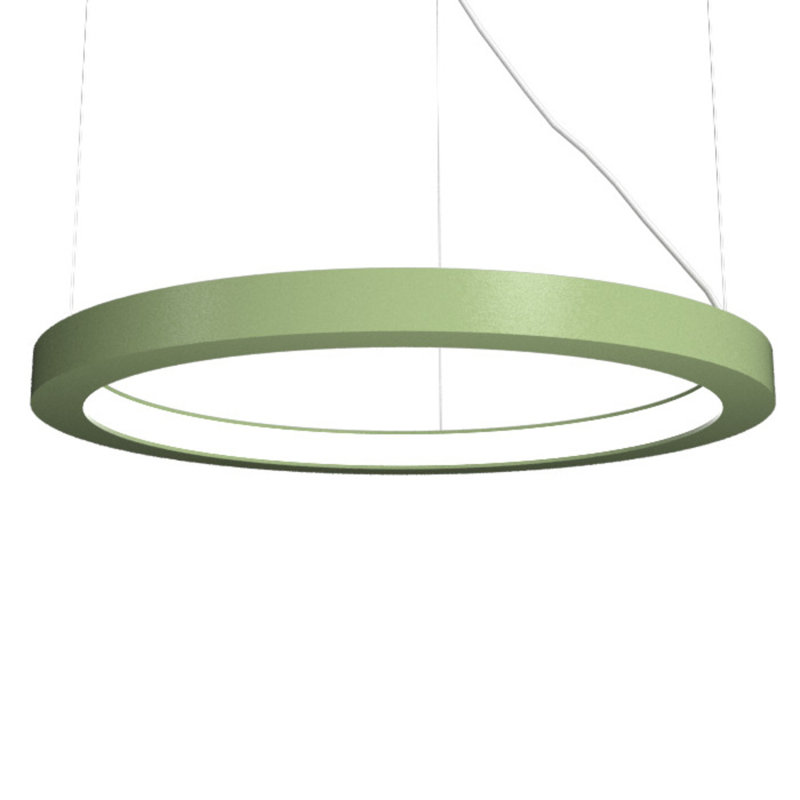 1 - Light LED Chandelier, Imbuia, 1.17" H x 15.6" W x 15.6" D