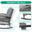 Chaise berçante 2 pièces Dayhsaun-492727100