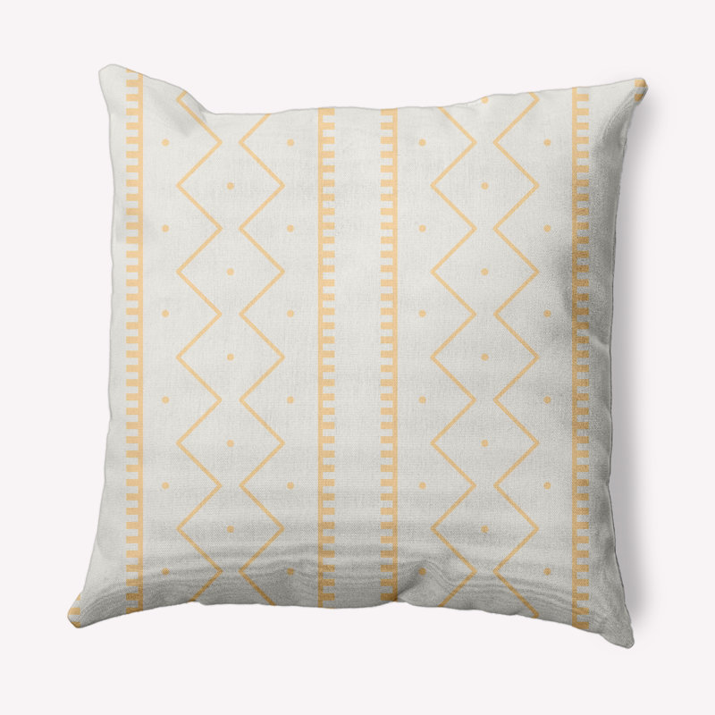 Coussin décoratif d'intérieur/d'extérieur, Jaune maïs, 20 po x 20 po
