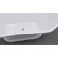 Baignoire de trempage autoportante en acrylique 60 ", plateau en bambou, drain-103682592