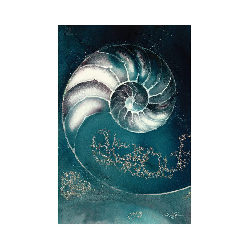 Nautilus Shell IIIC by Kathy Morton Stanion - Wrapped Canvas Gallery-Wrapped Canvas Giclée