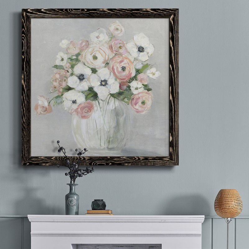 «Hello Fall», art textuel sur toile, Cadre noir, H 17 po x l 17 po x P 1,5 po