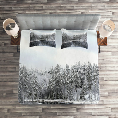 Woodland Rustic Polyester Coverlet