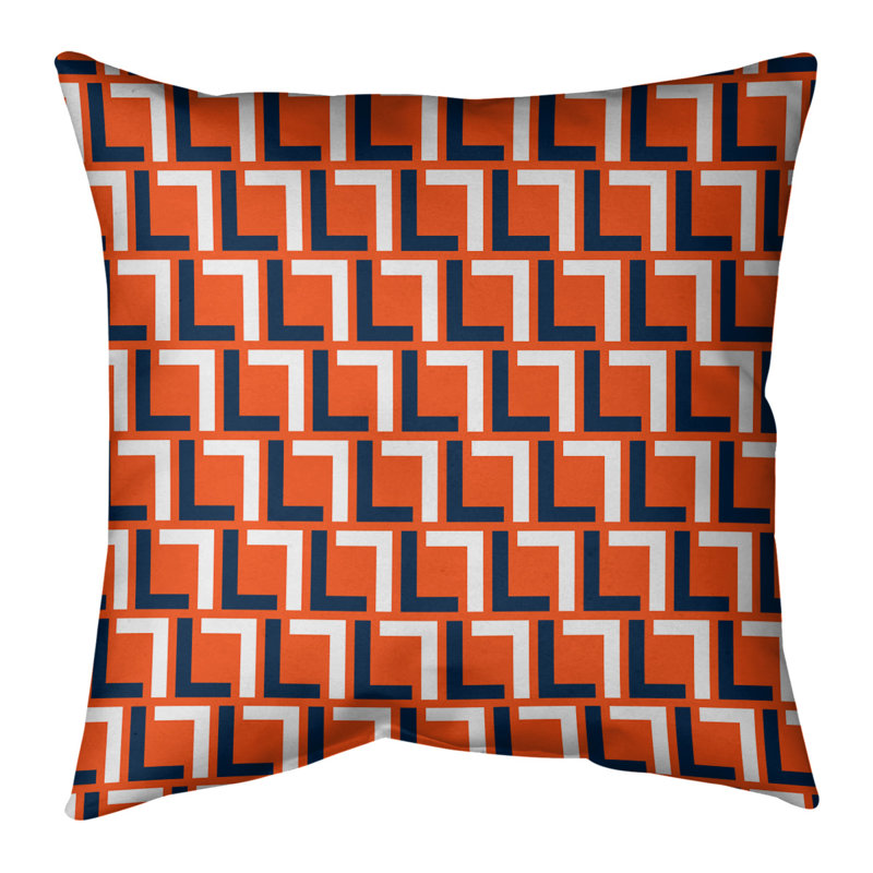 Housse de coussin Football Luxury, Simili daim, Brun/noir/beige, 26 po x 26 po