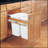  Rev-A-Shelf Single Pullout Top Mount Trash Can