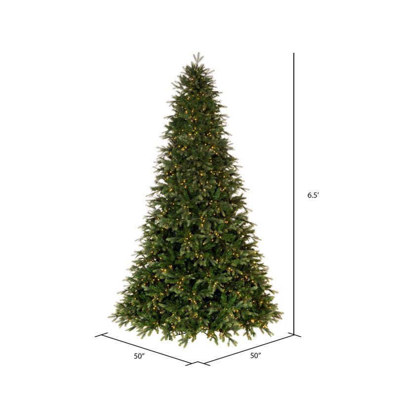 Vickerman Artificial Douglas Fir Christmas Tree, 6.5 ft, 1400