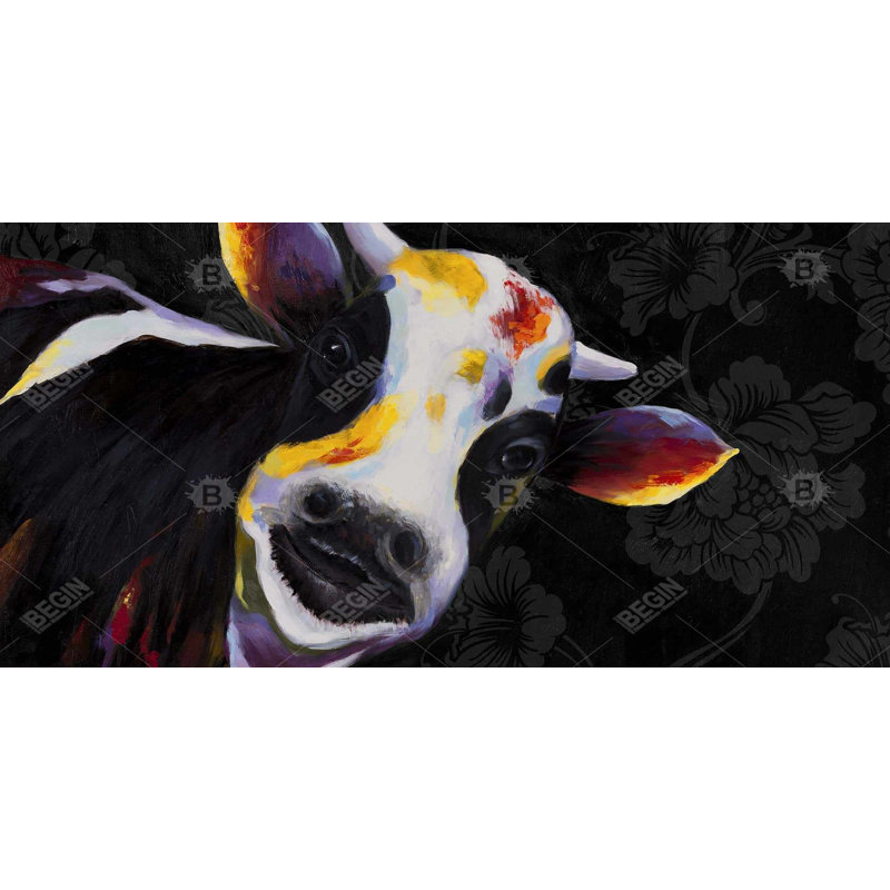 Funny cow - 15.75"x31.50" Desk mat