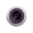 Swirled Smoke and Aubergine Torpedo Glass Vase- Short-1105844391