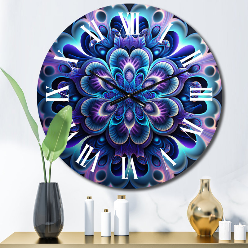 Dillwyn - Boho Mandala Wall Clock, Petit