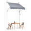 Auvent de terrasse 47 po avec auvent rétractable-105698202