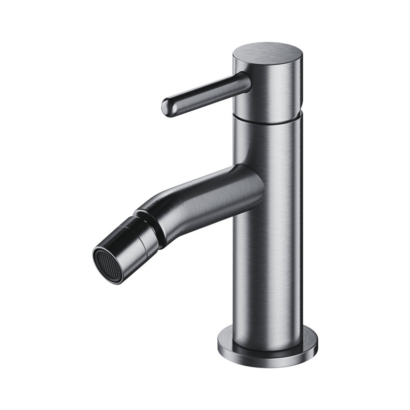 Vitrolles Single Handle Horizontal Bidet Tap, Nickel