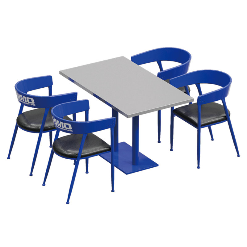 Murch 4 - Person Pedestal Dining Set, Blue, Blue, 29.6'' H x 47.3'' L x 27.6'' W