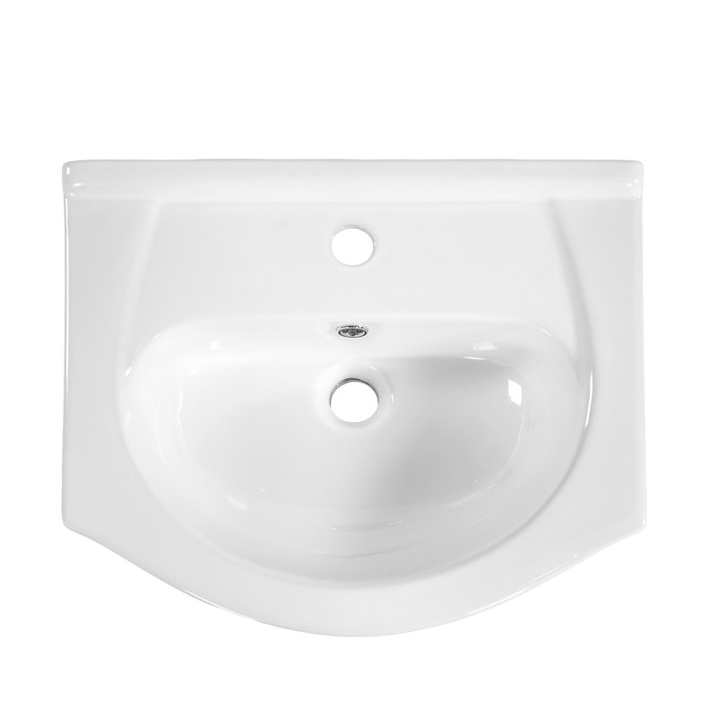 Meuble-lavabo de 20 po avec plateau en céramique, Bleu