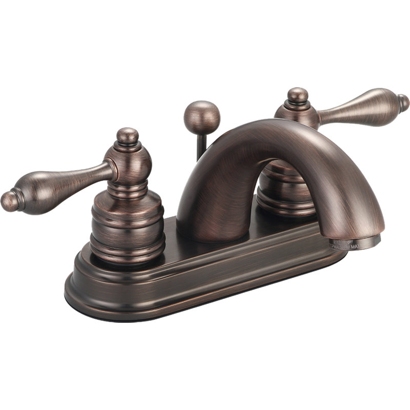 Castille 2-handle Bathroom Faucet with Drain Assembly, Vintage Bronze