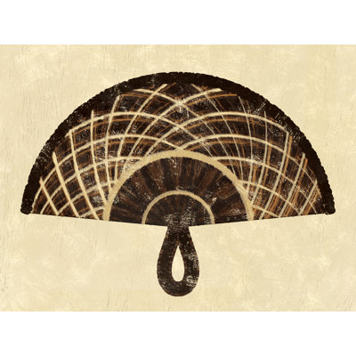 Woven Fans III by Victoria Barnes - Wrapped Canvas Print