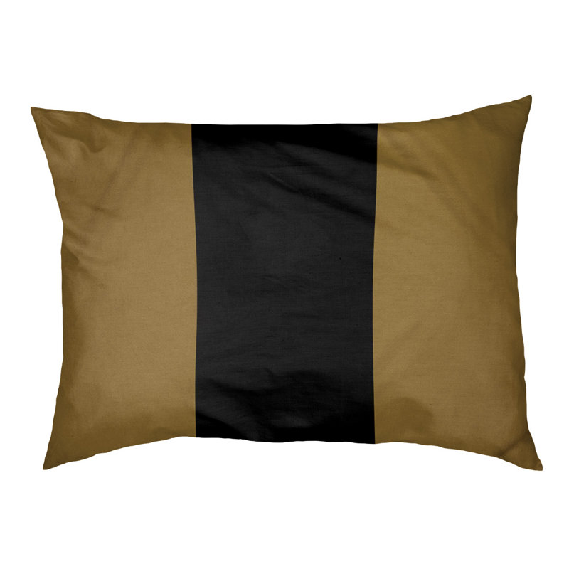 Coussin intérieur New England, Petit (l 28 po x P 18 po x H 6 po), Doré / noir / doré