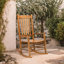 Chaise d'extérieur en bois massif à bascule Amall-1264398994