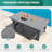 Davonia HDPE Rectangular Outdoor Coffee Table