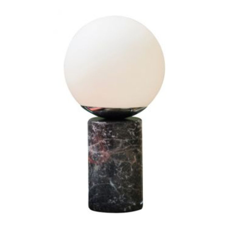 Lilly Marble Novelty Lamp, Grey, Grey