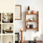 Solid Wood Tiered Shelf