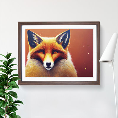 XH1022-8864X Terrific Fox - Single Picture Frame Print