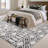 Zephyr Weave Geometric Area Rug in Black-123049616-123049615