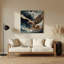 Art mural en métal oiseaux-1888470220