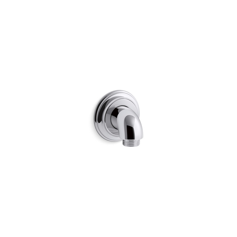 Bancroft Wall-Mount Supply Elbow with Check Valve, Brass