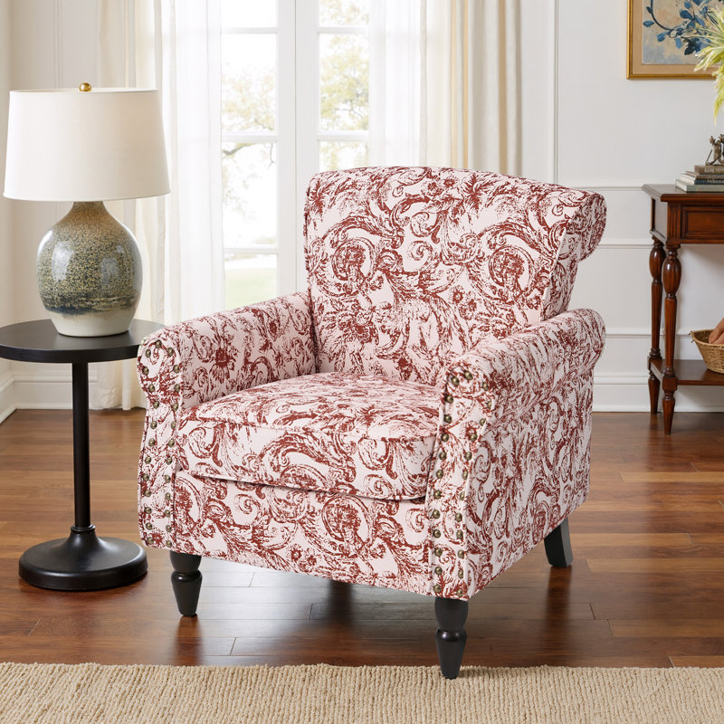 Fauteuil Iliana, Orange rococo