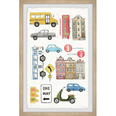 Bettis Around the City Framed Print