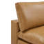 Chaise sans accoudoirs rembourrée en cuir Vegan-576088469