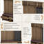 Arbre de couloir multi-usages avec banc d'entrée en lin rembourré amovible, portemanteau, tablettes de rangement et panneau perforé, pour les couloirs, le salon, le brun-569817538
