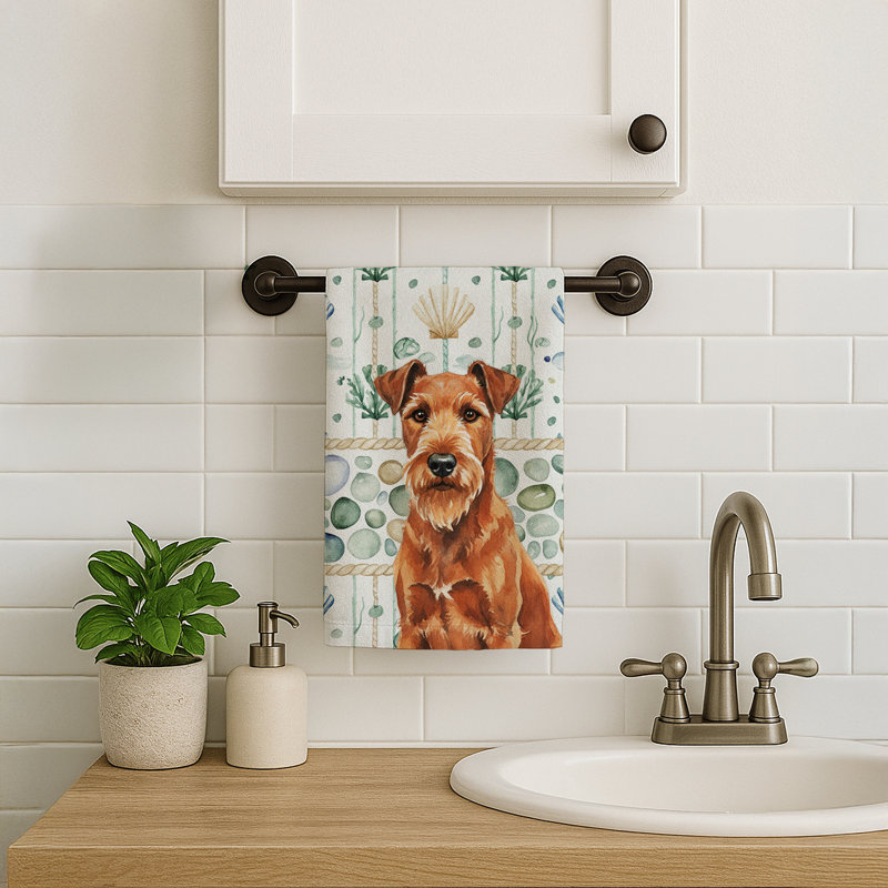 Serviette de cuisine Irish Terrier, Terrier irlandais